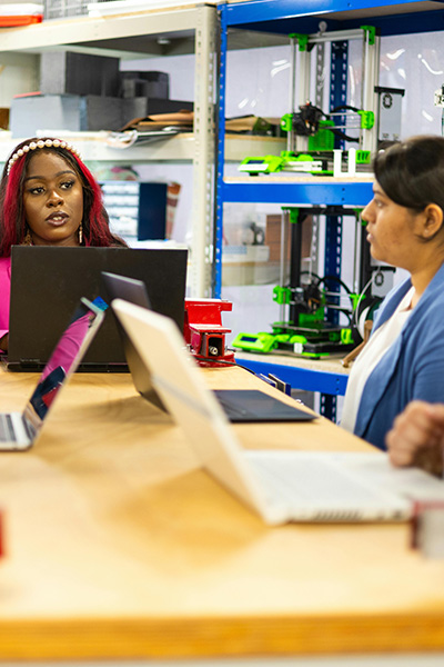 Educators at a table