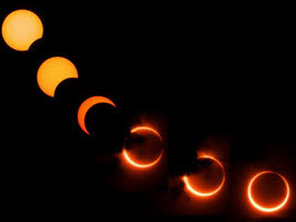 Photos of the eclipse