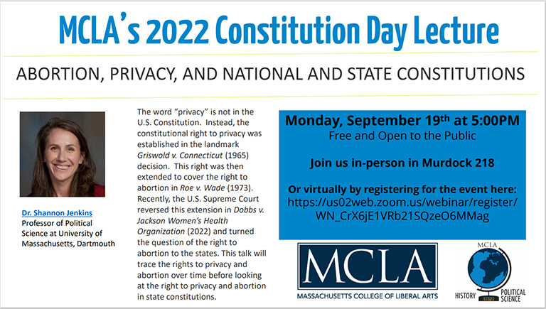 Image of the 2022 Constitution Day flyer