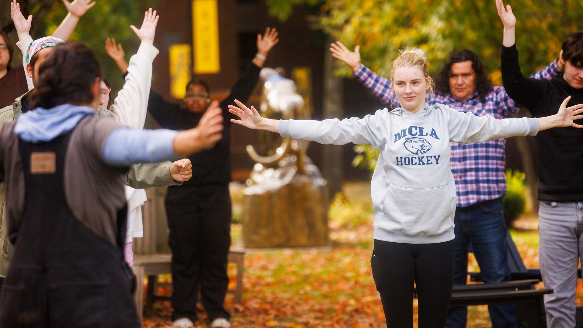MCLA campus yoga